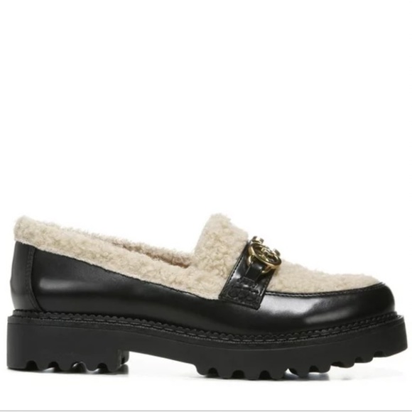 Circus by Sam Edelman Women's Deana Lug Sole fur Loafer - Picture 5 of 9